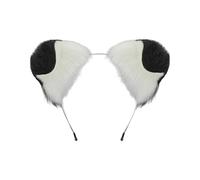 Cerchietto regolabile con orecchie per cani, accessorio per capelli, accessorio per capelli, ornamento alla moda, morbido, per cosplay, feste, uso quotidiano