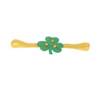 Cerchietto Shamrock per San Patrizio Accessorio Boho Non Scivoloso per Ragazze Design Fortuna Resistente