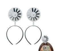 Cerchietto Simbolo | Cerchietto Pinze Girevole Con Ricarica Nera, per Capelli Eleganti per Donne e Ragazze Diario Lavoro Feste Festival Musica Presentazioni Vacanze