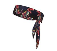 Cerchietto sportivo traspirante con dinosauro dalla bocca grande, elegante, leggero e confortevole, adatto per tutti i tipi di sport