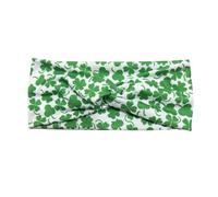 Cerchietto verde per San Patrizio accessori per capelli con motivo a croce stampato accessori sportivi per le vacanze fascia elastica accesso M4C6 per festa yoga
