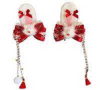 Cerchietto versatile con orecchie di coniglio, forcina per capelli, berretto per ragazze, travestimento per cosplay, diadema delicato per tutte le occasioni per ragazze