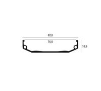 cerchio 20 fat bike in alluminio 36 fori 76x82mm 305620400 XON bicicletta