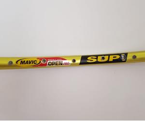 CERCHIO 28'' BICI CORSA MAVIC OPEN PRO SUP 36F COPERTONCINO GIALLO