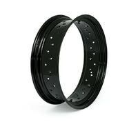 Cerchio A Raggi 5,5x18" Nero, 40 Fori, Valvola Centrale, Per Harley - Davidson
