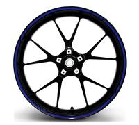 Cerchio Adesivi Gp Blu Moto Auto Cerchio Etichetta Cerchio MR001