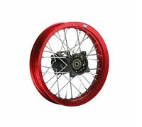 Cerchio Alluminio Anodizzato 14 Pollici Posteriore Rosso 12 MM Tipo 2 Box Bike