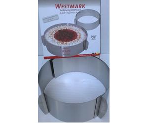 CERCHIO APRIBILE acciaio 18/10 semifreddi torte ANELLO regolabile da 18 a 30 cm