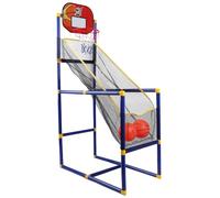 Cerchio da basket al coperto - Set di tiro sportivo per bambini in PP da 149 cm | Gioco di allenamento educativo | Macchina da tiro sportiva | Mini supporto da basket stile arcade per bambini e adul
