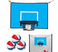 Cerchio da basket - Cerchio da basket per trampolino | Palline net Over the Door Room - Cesto palla interna GADETS GADEATS TOYS for Boy Girl Fitness System Pump incluso il trampolino accessorio