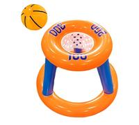 Cerchio da basket gonfiabile - Cerchio da basket galleggiante per piscina, anello da basket acquatico, rete da basket per piscina, telaio da basket acquatico, giocattolo
