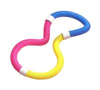 Cerchio da hula hoop pieghevole per il fitness, portatile, leggero, con pesi,