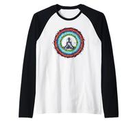Cerchio di Meditazione - Wu Xing Five Elements Qigong Maglia con Maniche Raglan