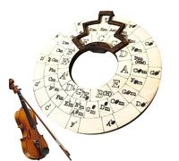 Cerchio di quinti in legno, strumento educativo musicale per esercitarsi e ampliare le tue capacità di suonare per cantautori, insegnanti e musicisti
