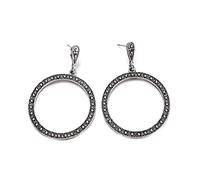 Cerchio Diamante Orecchini Geometria Cerchio Cubic Zirconia Rotondo Orecchini a Cerchio Orecchini di Cristallo per Ragazza di Natale Portatile e utile Convenient And Nice