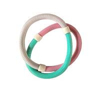 Cerchio fitness portatile con cerchio ponderato per esercizi e viaggi, attrezzatura da allenamento pieghevole, circonferenza 150 cm, 0,9 kg