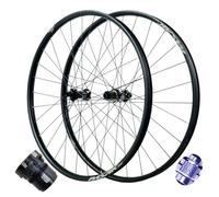 Cerchio for mountain bike ibrido con bloccaggio centrale da 54 denti, 4 cuscinetti sigillati, perno passante 148 mm for 7/8/9/10/11/12 velocità, 1950 g(Black b Hub,27.5 er)