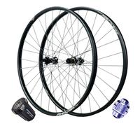 Cerchio for mountain bike ibrido con bloccaggio centrale da 54 denti, 4 cuscinetti sigillati, perno passante 148 mm for 7/8/9/10/11/12 velocità, 1950 g(Black a Hub,29 er)