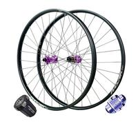 Cerchio for mountain bike ibrido con bloccaggio centrale da 54 denti, 4 cuscinetti sigillati, perno passante 148 mm for 7/8/9/10/11/12 velocità, 1950 g(Purple a Hub,29 er)