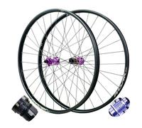 Cerchio for mountain bike ibrido con bloccaggio centrale da 54 denti, 4 cuscinetti sigillati, perno passante 148 mm for 7/8/9/10/11/12 velocità, 1950 g(Purple b Hub,27.5 er)