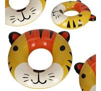 Cerchio galleggiante gonfiabile per bambini a forma di tigre