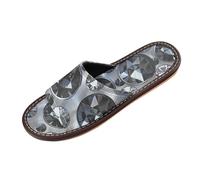 Cerchio geometrico Ossidiana Modello Donna Uomo Doccia Pantofole Indoor Outdoor Estate Carino personalizzato Open-toe Slip-on Scarpe da casa per gli ospiti di Aereo Chanclas para mujer, Motivo