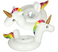 Cerchio gonfiabile per bambini con unicorno e sedile