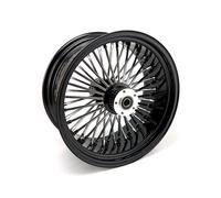 Cerchio Grande A Raggi, Posteriore, Nero, 8,5x18", Per Harley-Davidson Con TÜV