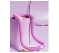 Cerchio Hula Morbido con Peso for Il Fitness degli Adulti - Cerchi Pieghevoli, brucia Calorie più Elevato, Attrezzatura Portatile for Esercizi Dimagranti for casa e Viaggio(Pink)