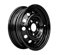 Cerchio in acciaio nero rinforzato per rimorchio 5.5Jx13 5x112