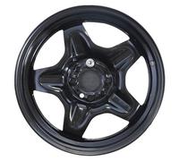 CERCHIO IN ACCIAIO PER DACIA SANDERO 6,5J16" 4X100 45 60 MAK ACCIAIO MATT BLACK