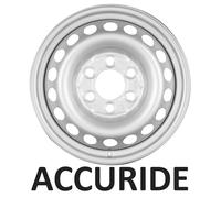 CERCHIO IN ACCIAIO PER MERCEDES SPRINTER 6,5J16" 6X130 62 84 MAK ACCIAIO SILV 00