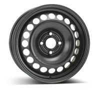 Cerchi in acciaio ALCAR AL6445 6x15 4x100 Black per OPEL