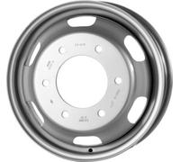 CERCHIO IN ACCIAIO PER RENAULT MASTER 5,5J16" 6X200 110 142,10 MAK ACCIAIO SILVE