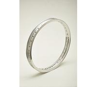 CERCHIO IN ALLUMINIO CON BORDO E PROFILO H PER MOTO D'EPOCA FINO ANNI 70 WHEEL RIM WM1 1,60 X 19 36 FORI