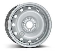 CERCHIO IN FERRO (ACCIAIO) ALCAR PER DACIA LOGAN 6Jx15 - 4x100x60 LK 4/100 ET50