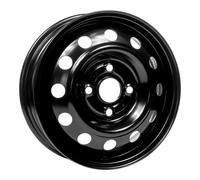Alcar Stahlrad Cerchio in acciaio AL6545 5.5x14 4x100 ET45 Black per Mazda
