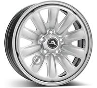 Alcar Stahlrad Cerchi in lega KFZ Hybridrad Superpolish per Volkswagen Touran 15" 6x15 5x112 Argento