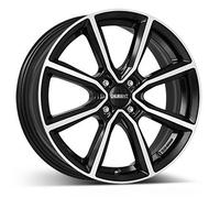 CERCHIO IN LEGA 15" DEZENT TN DARK BLACK/POLISHED PER FIAT PANDA