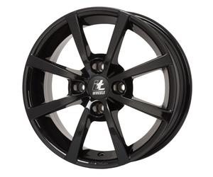 Cerchio in lega 15'' ITWHEELS Alisia 4x98 6J ET35, Farbe Schwarz Glänzend