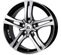 Cerchio in lega 15'' RC DESIGN RC26 5x112 6,5J ET44, Farbe Schwarz Poliert