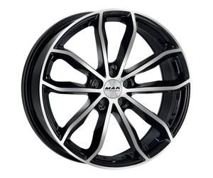 Cerchio in lega 20'' MAK 24H-FF 5x112 9J ET26, Farbe Schwarzer Spiegel