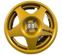 CERCHIO IN LEGA 7,0J16" 4X100 32 56,60 SPEEDLINE CHALLENGE TURINI LOTUS GOLD MAT
