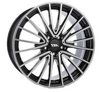 CERCHIO IN LEGA AEZ BERLIN DARK 7.5X19 5X112 BLACK/POLISHED MVH
