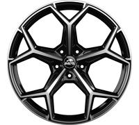 Cerchio in lega Antera A101 22X9,5 ET18 5x112 Piano Black Diamond