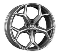 CERCHIO IN LEGA ANTERA A101 PER RANGE ROVER EVOQUE 9.5X22 5X108 MOON GREY DIAMO