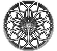 Cerchio in lega Antera A105 22X10,5 ET35 5x120 Moon Grey Diamond