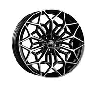CERCHIO IN LEGA ANTERA A105 PER PORSCHE MACAN S 10.5X21 5X112 PIANO BLACK DIAMO