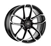 CERCHIO IN LEGA ARCASTING CAESAR PER AUDI A8 9.5X21 5X112 BLACK POLISHED GYC