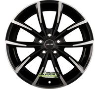 Cerchio in lega Autec Type AS - Astana nero lucido 8x18 ET44 - LK5/112 ML57.1